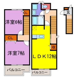 コータ・コートの物件間取画像